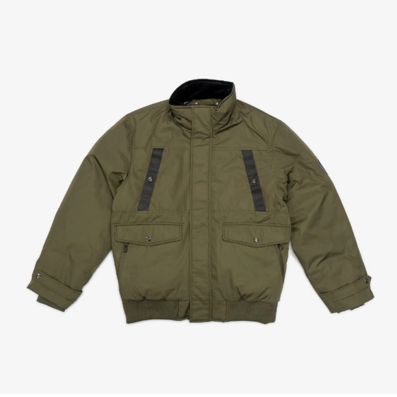 🆕 Spire | Waterproof Summit Parka Jacket Olive Green Mens Size Medium or Large - Picture 6 of 7